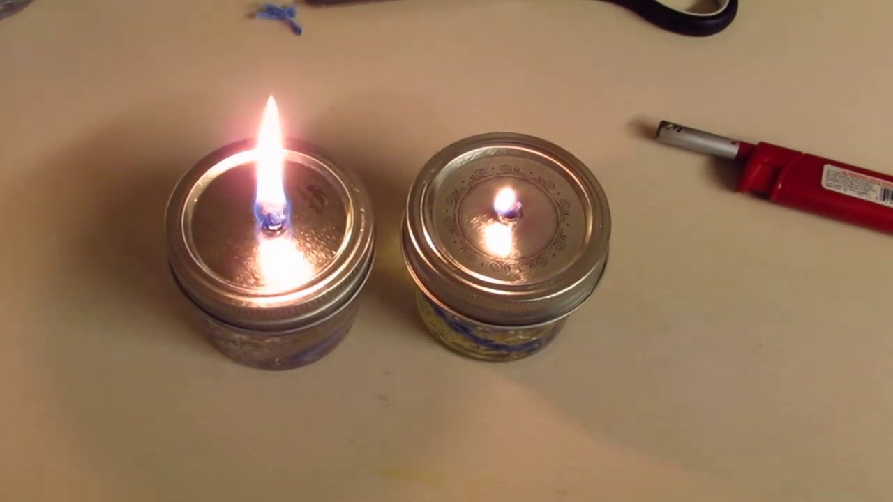 Homemade Oil Lamp: Alcohol vs Oil
