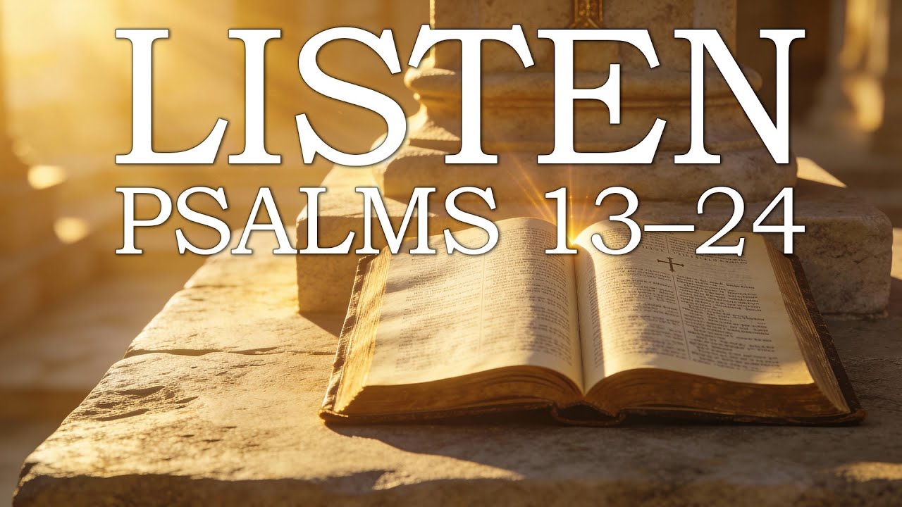 1 HOUR PSALMS 13-24 | Bible Reading for Meditation & Rest 📖