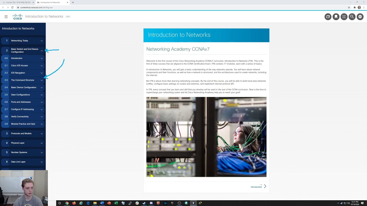 Cisco's New Network Academy (NetAcad) Course Navigation