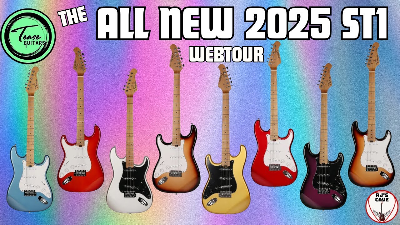 Новые гитары! Улучшения! Новые цвета! Веб-тур Tease Guitars осень 2025!