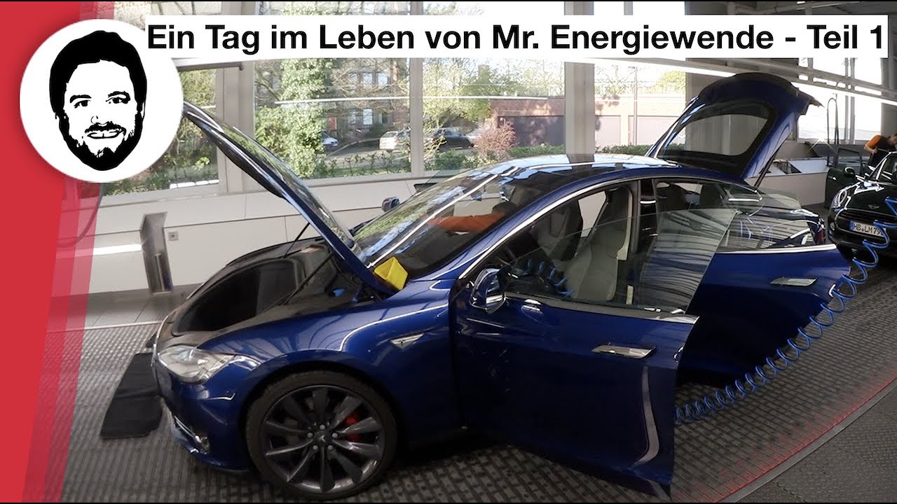 Ein Tag im Leben von Mr. Energiewende #1 - Tesla Model S wird rausgeputzt
