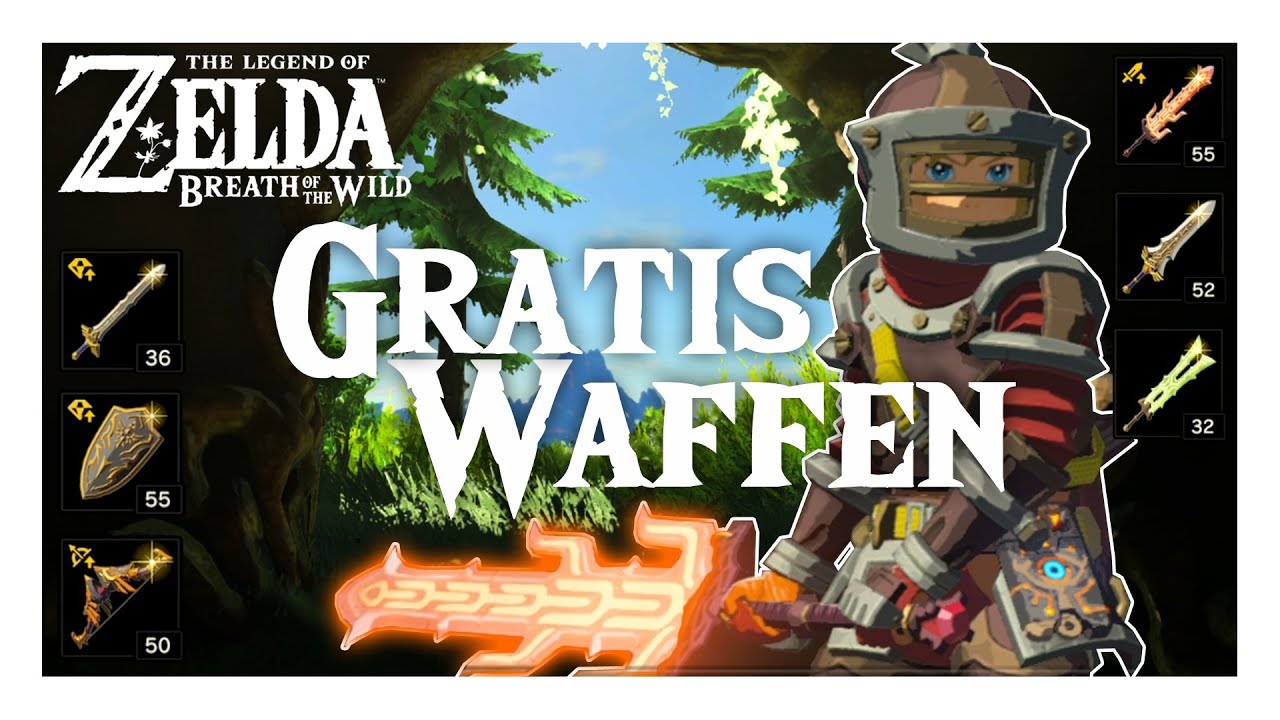 Gratis WAFFEN mit Link FINDEN und FARMEN // 4K // The Legend of Zelda: Breath of the Wild // Switch