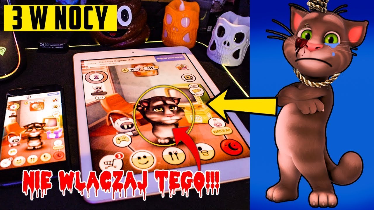 NIGDY NIE WŁĄCZAJ Talking Tom NA DWÓCH TELEFONACH O 3 W NOCY *słychać krzyki*