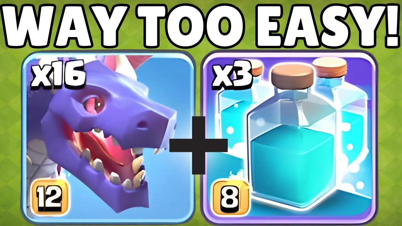 EASIEST 3 STARS EVER! Mass Dragons + Triple Clone