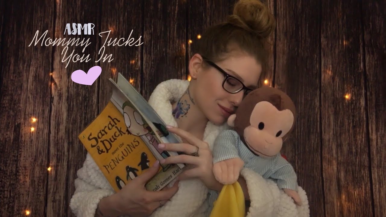 ASMR Mommy Tucks You In | ⛈ 🌫 During A Thunderstorm 🌈⚡️