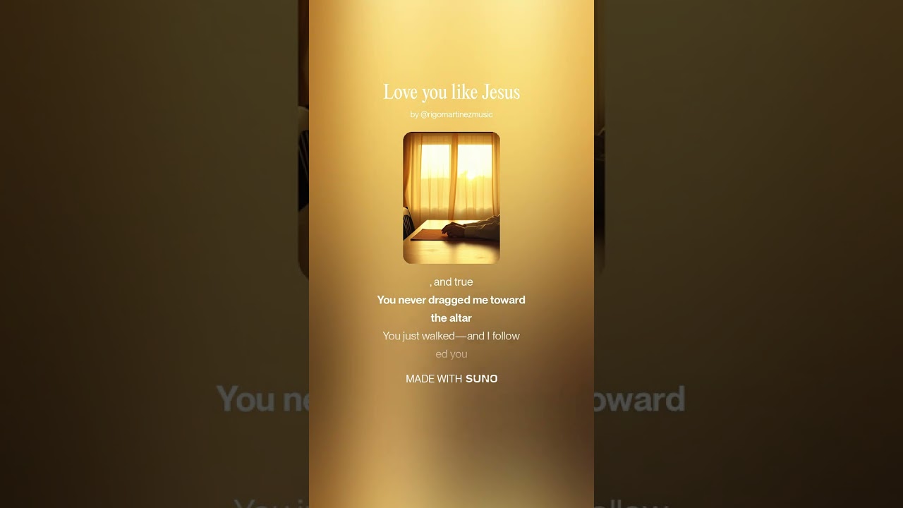 Love you like Jesus