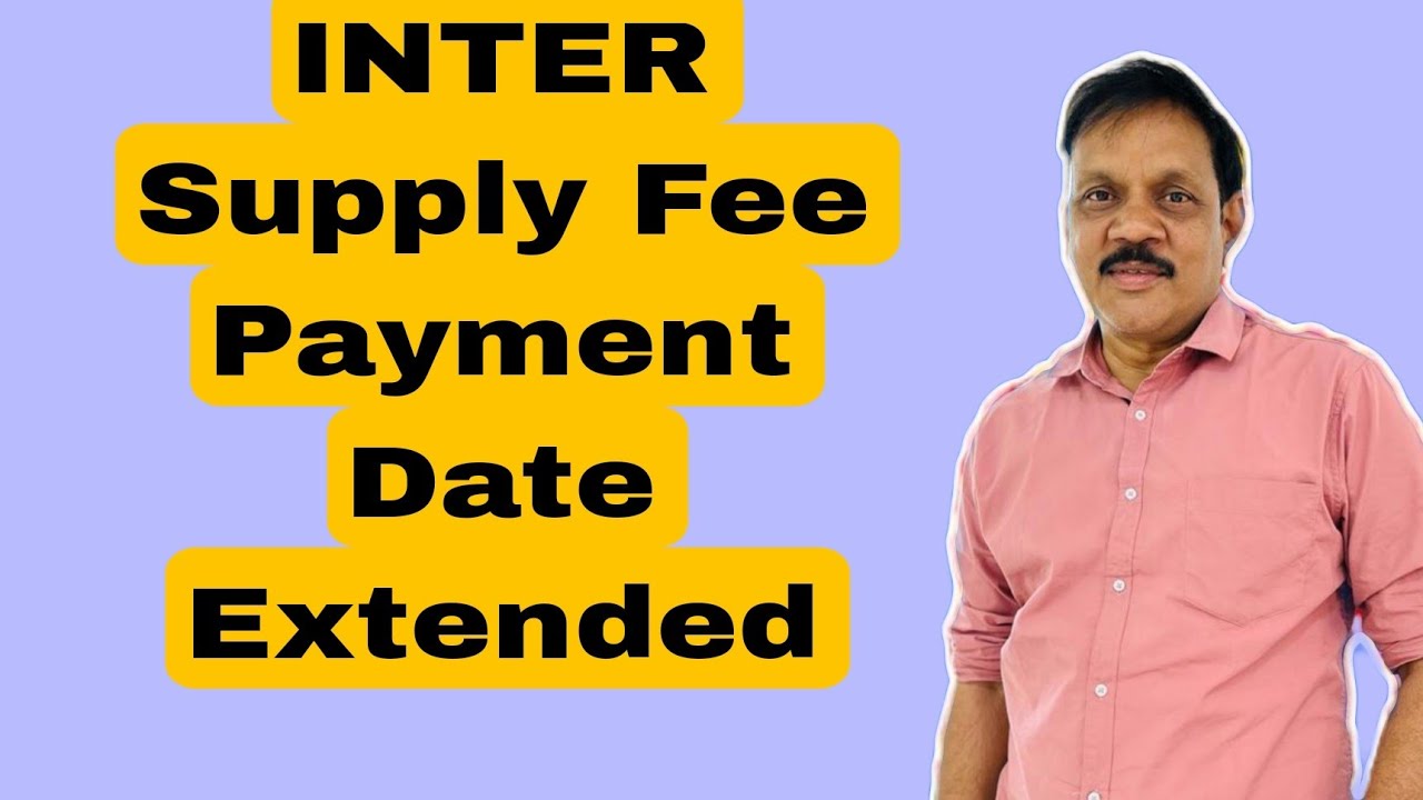 AP INTER Exam Fee Date