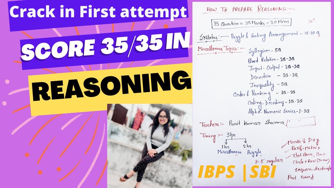 Toppers Reasoning Strategy to Score 35/35 in Every Bank Exam | TOPIC wise strategy for 2022 Exam