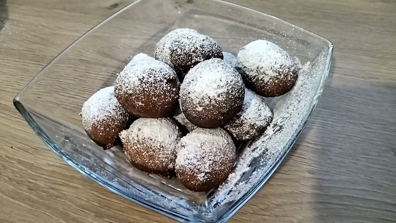 Mini pączki z serka Mascarpone/ zrobisz w 5 minut/ szybko i tanio. Polecam