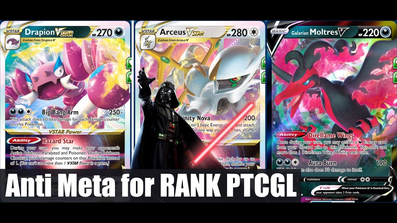 Anti-Meta ARCEUS Vstar Deck for RANKED, JOIN The DARK Side!