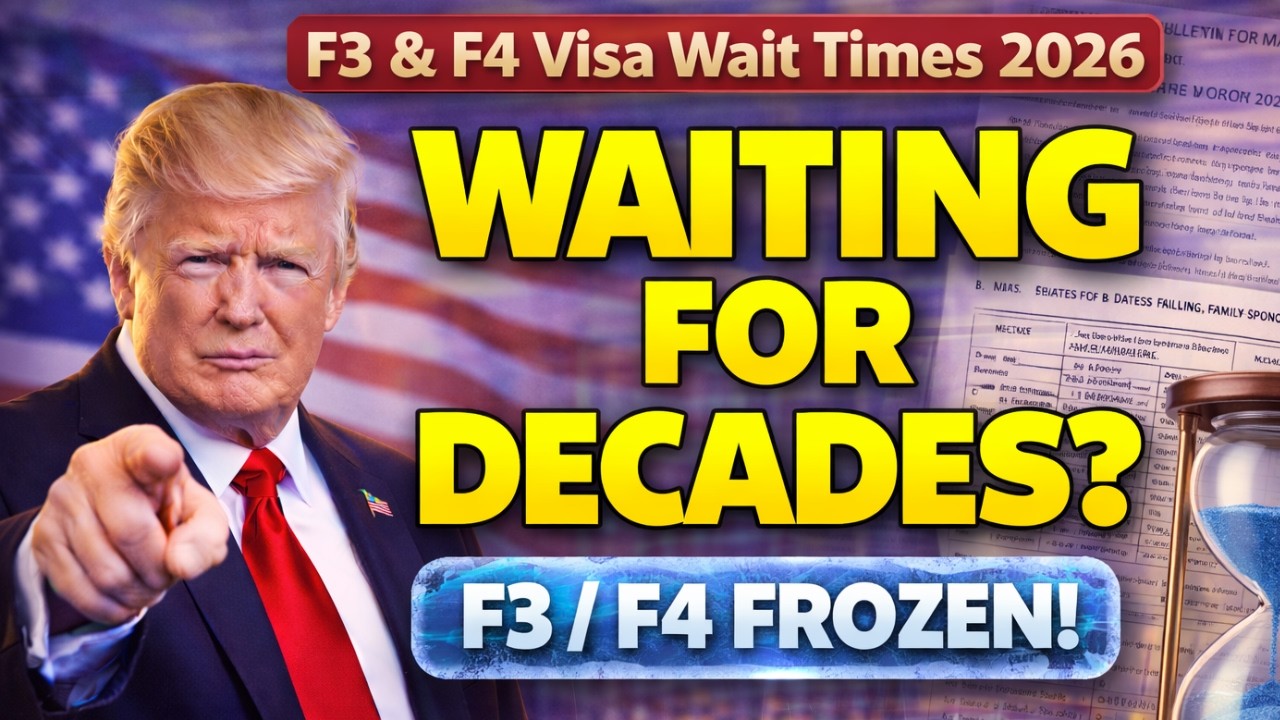 F3 & F4 Visa Wait Times 2026: Why Your Petition is STILL Stuck!