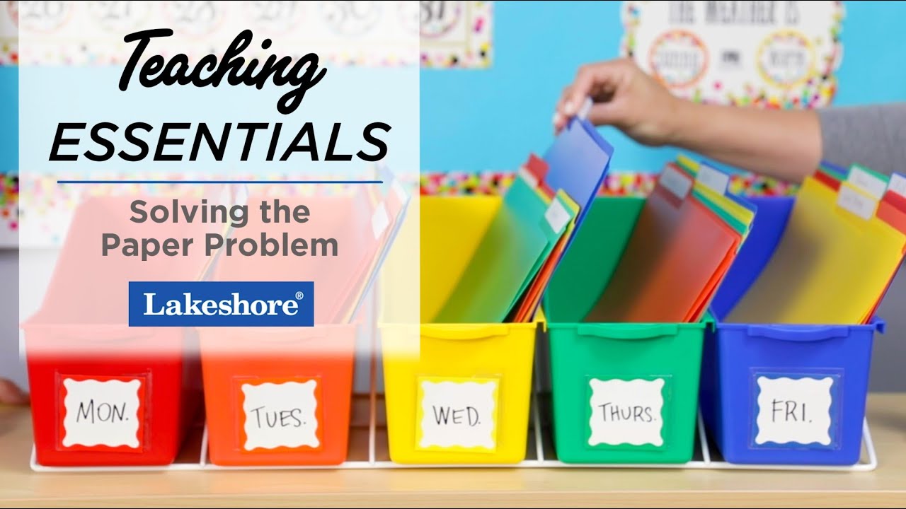 Back to School | Solving the Paper Problem | Lakeshore Learning