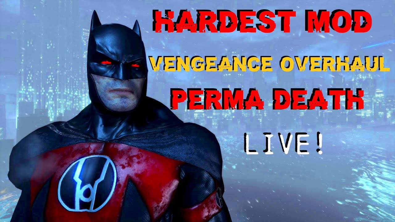 NEW MONITOR- 
IF I DYE I RESET - ARKHAM ORIGINS HARDEST MOD (I AM THE KNIGHT MODE)