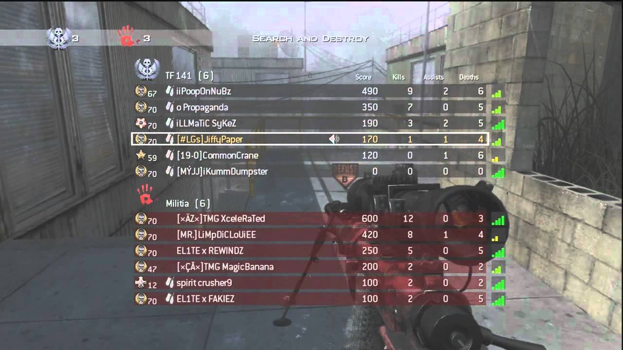 Worlds best MW2 S&D Clutch