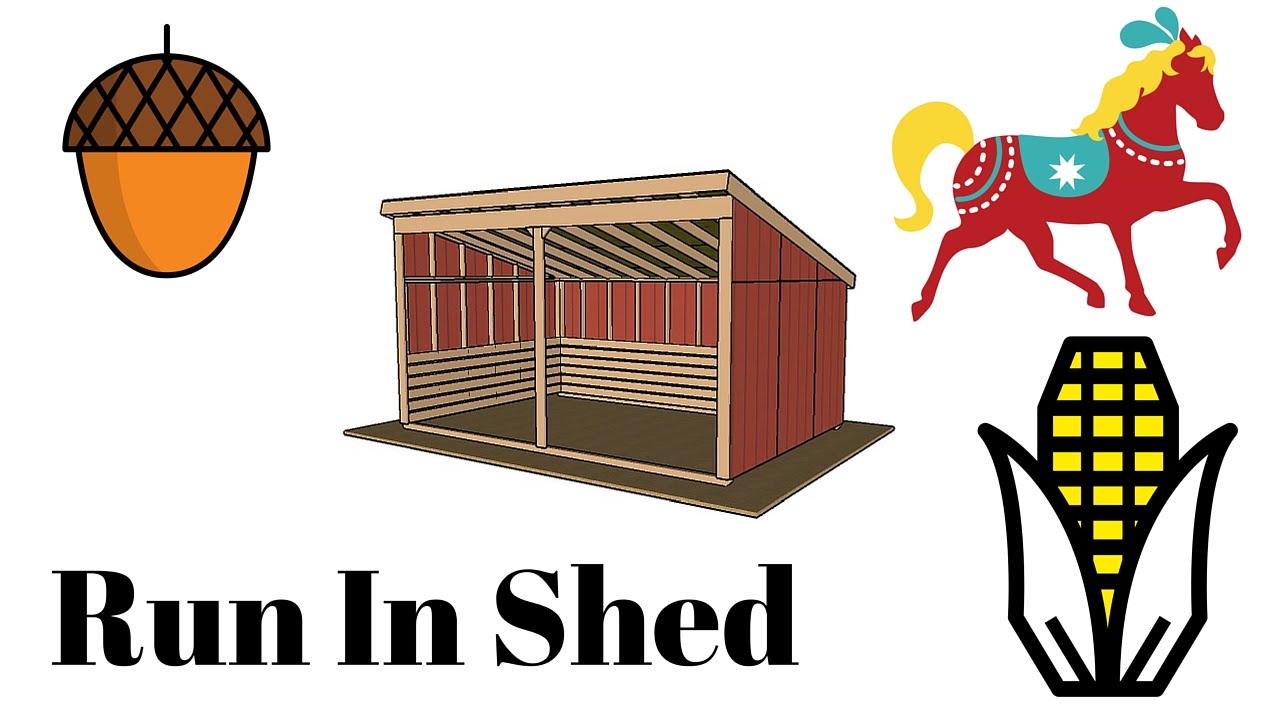 12x18 Run In Shed Plans
