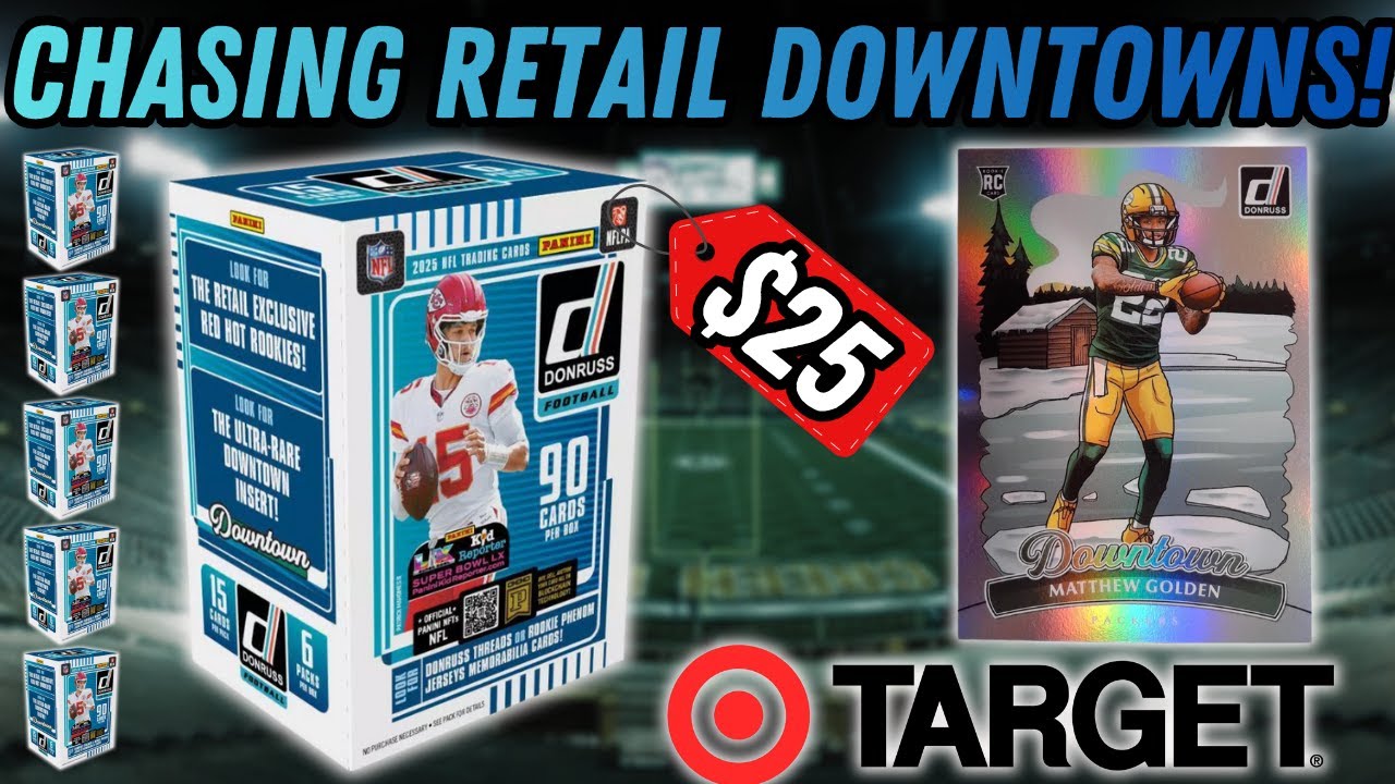 В ПОГРЕБЕ ЦЕНТРА ГОРОДА У РОЗНИЦЫ! Обзор Donruss Football Blaster Box 2025!