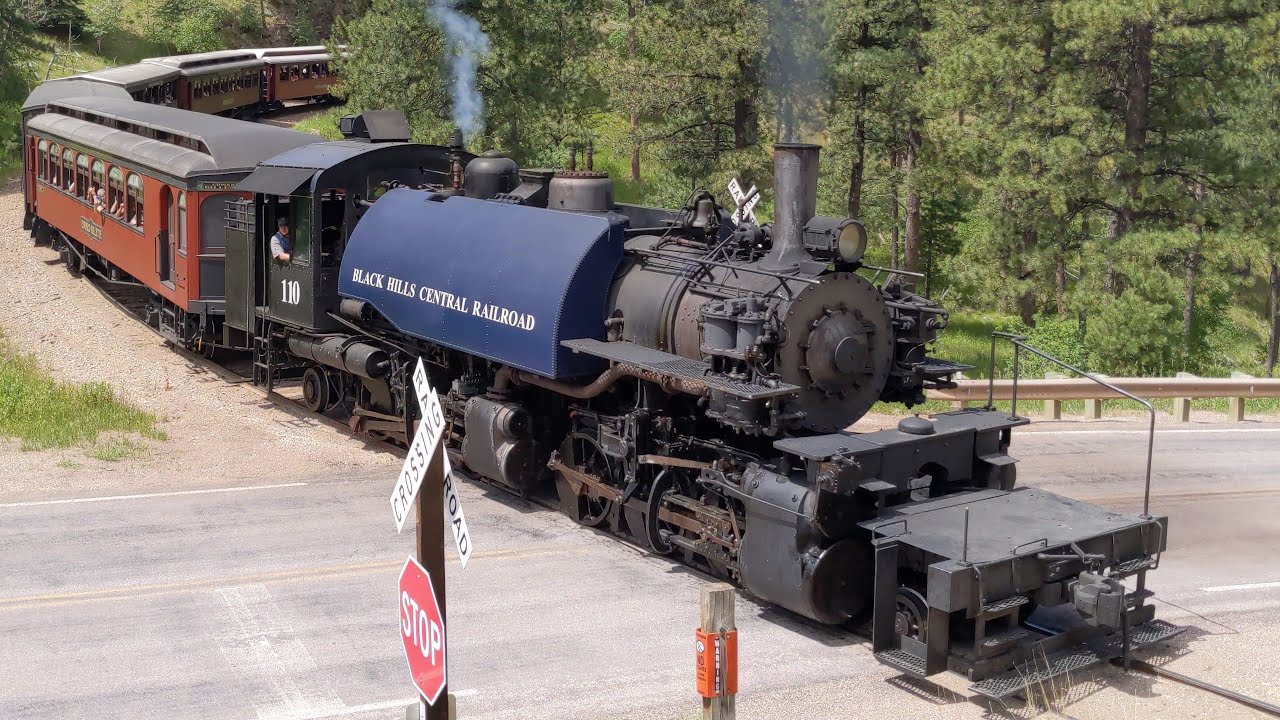 Black Hills Central Railroad 110 Takes Charge. 1880 Train South Dakota
