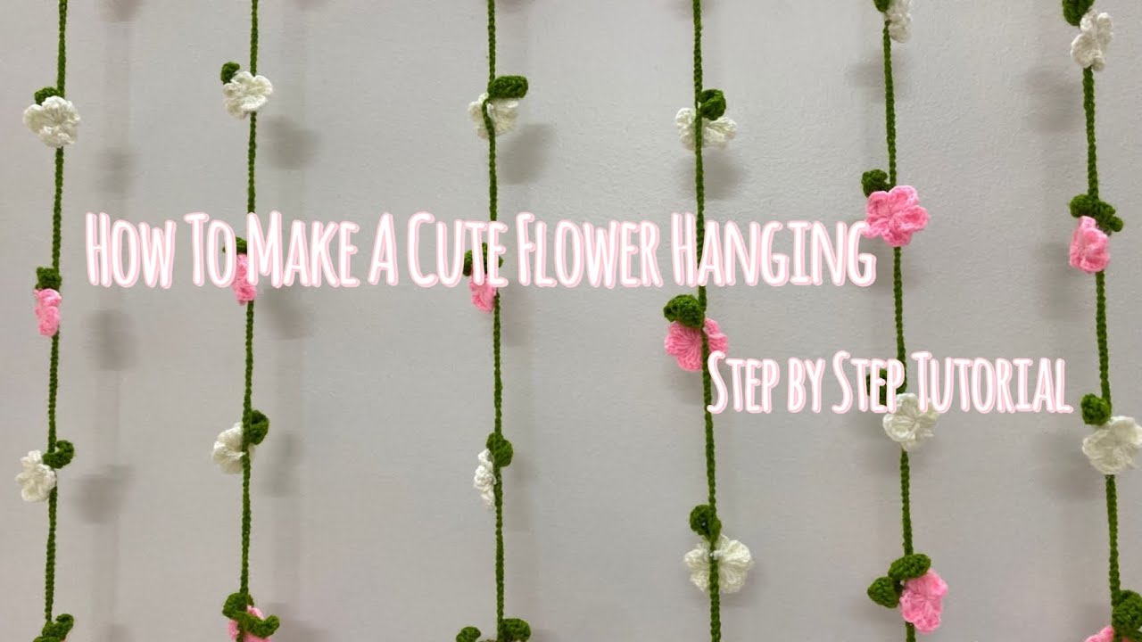 Part 1 | How To Make A Cute Flower Wall Hanging | Step-by-Step Tutorial | 🌷