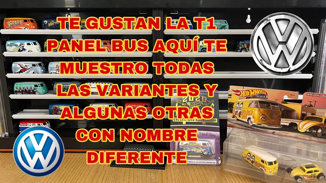 MATTEL JUEGA CON NOSOTROS CON ESTOS VW T1 PANEL BUS #hotwheels #mattel #toys #hotwheelscollector