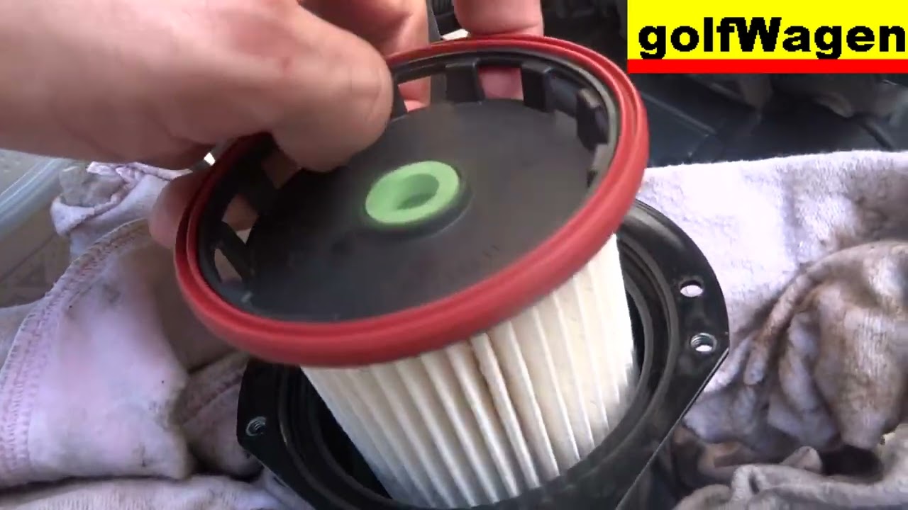 VW Passat B8 fuel filter replacement