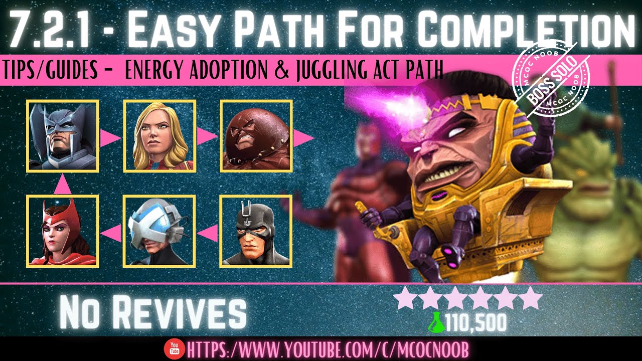 MCOC: Акт 7.2.1 — Лёгкий путь к завершению — (Книга 2, Акт 1.2) — Советы/Руководства — Без возрож...