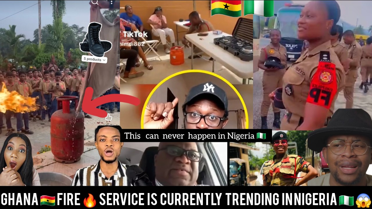 EDON CAST🔥😱GHANA🇬🇭FIRE SERVICE IS CURRENTLY TRENDING IN NIGERIA  BECAUSE OF THIS✌️