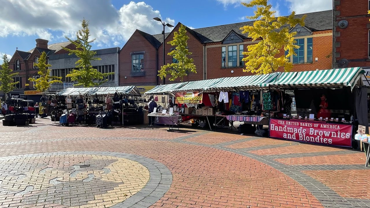 諾定咸市布林韋爾小鎮 Bulwell Town, Maket Place at Nottingham