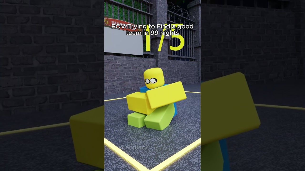 POV:Trying to find a good team in 99 nights in the forest #99nightintheforest #roblox
