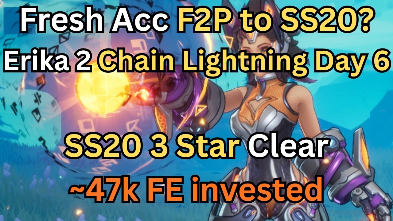 С нового аккаунта F2P до SS20? День 6: Erika 2 CL &mdash; прохождение SS20 на 3 звезды