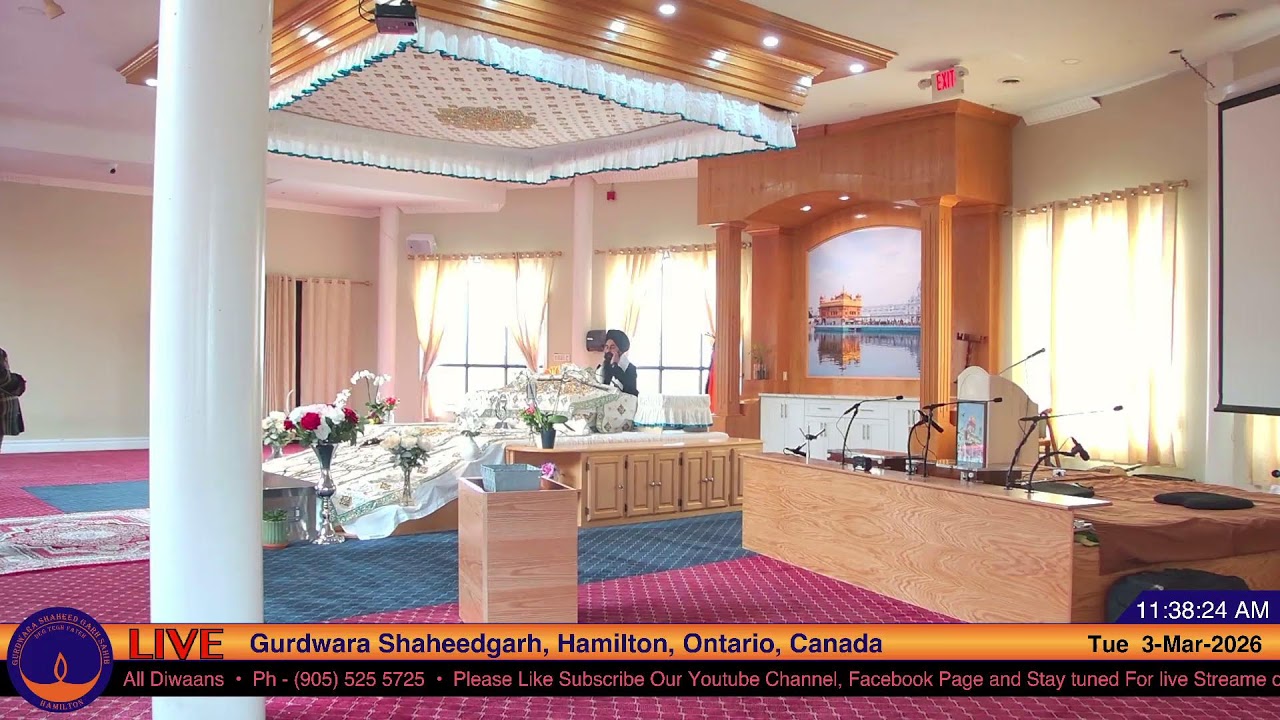 LIVE - Gurdwara Shaheedgarh Sahib Hamilton