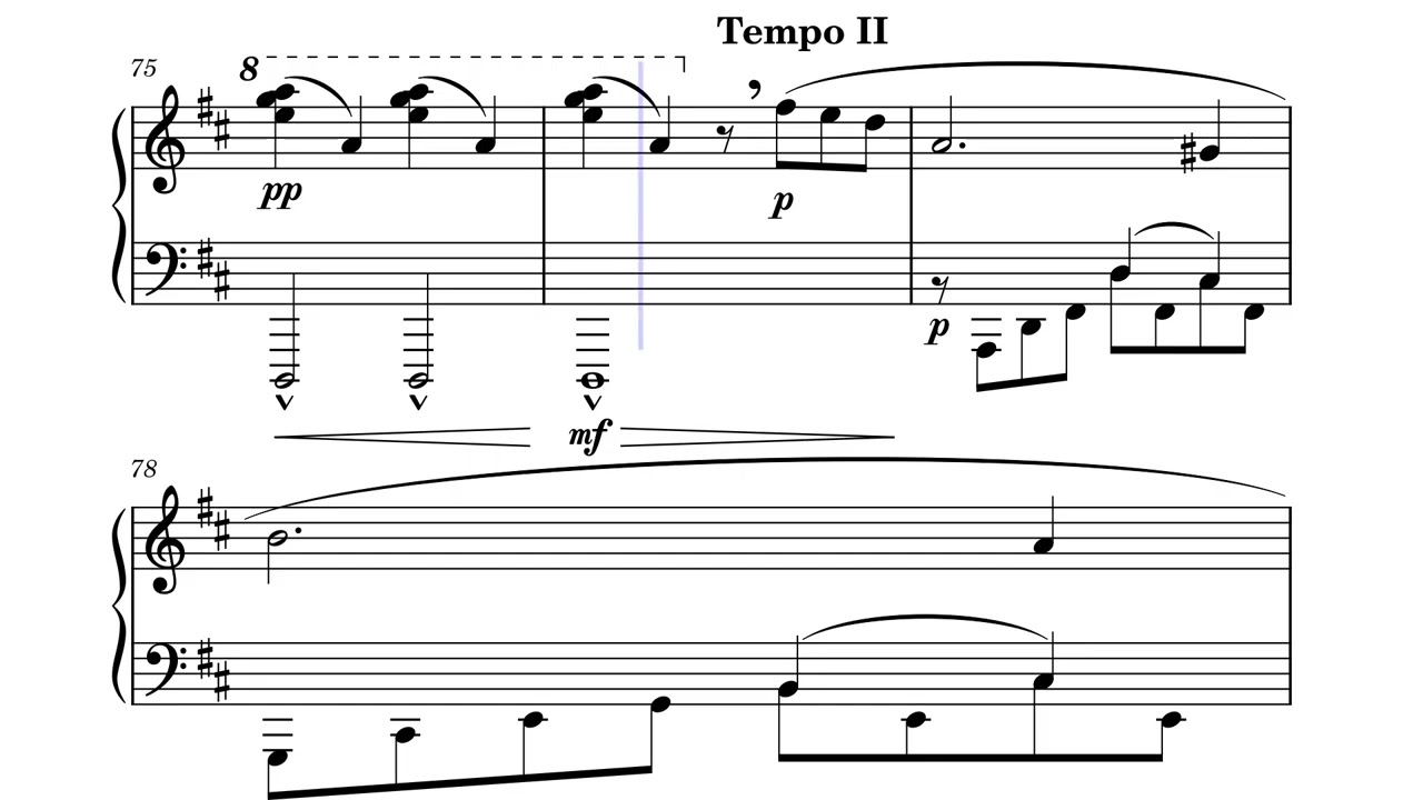 Piano Sonata No. 2 in B Minor: II. Larghetto e cantabile