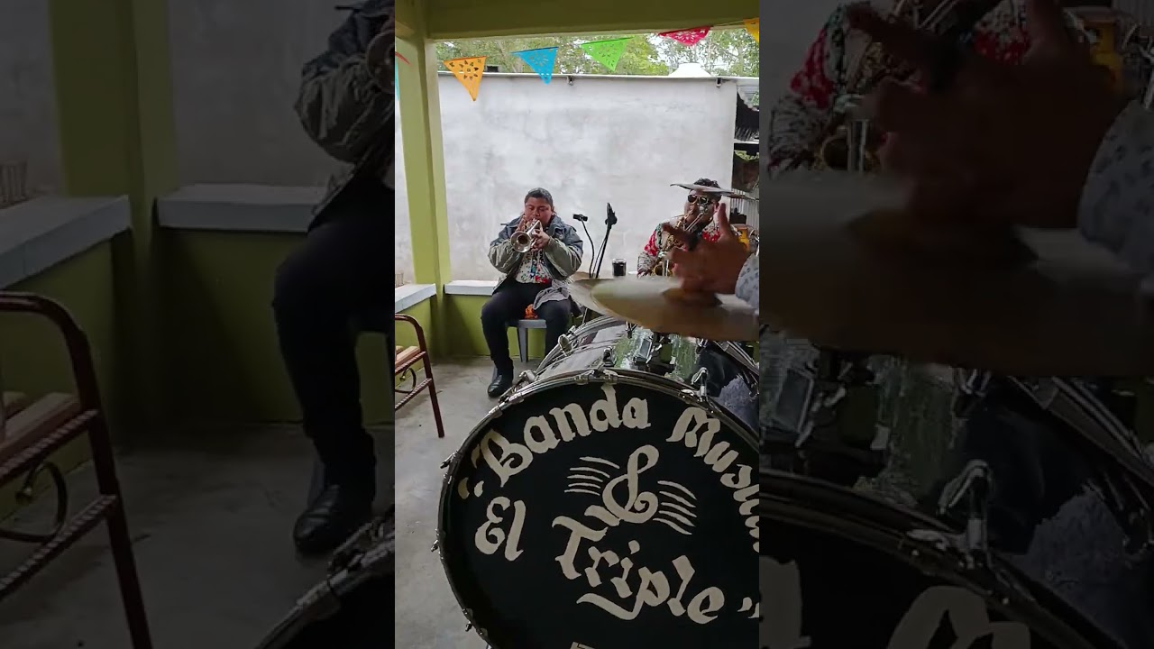 Banda musical El Triple JR 🎷🎶🎷🎶🎷🥁 Novena al avirjen de la Candelaria 9141135444 tapotzingo Nacajuca 