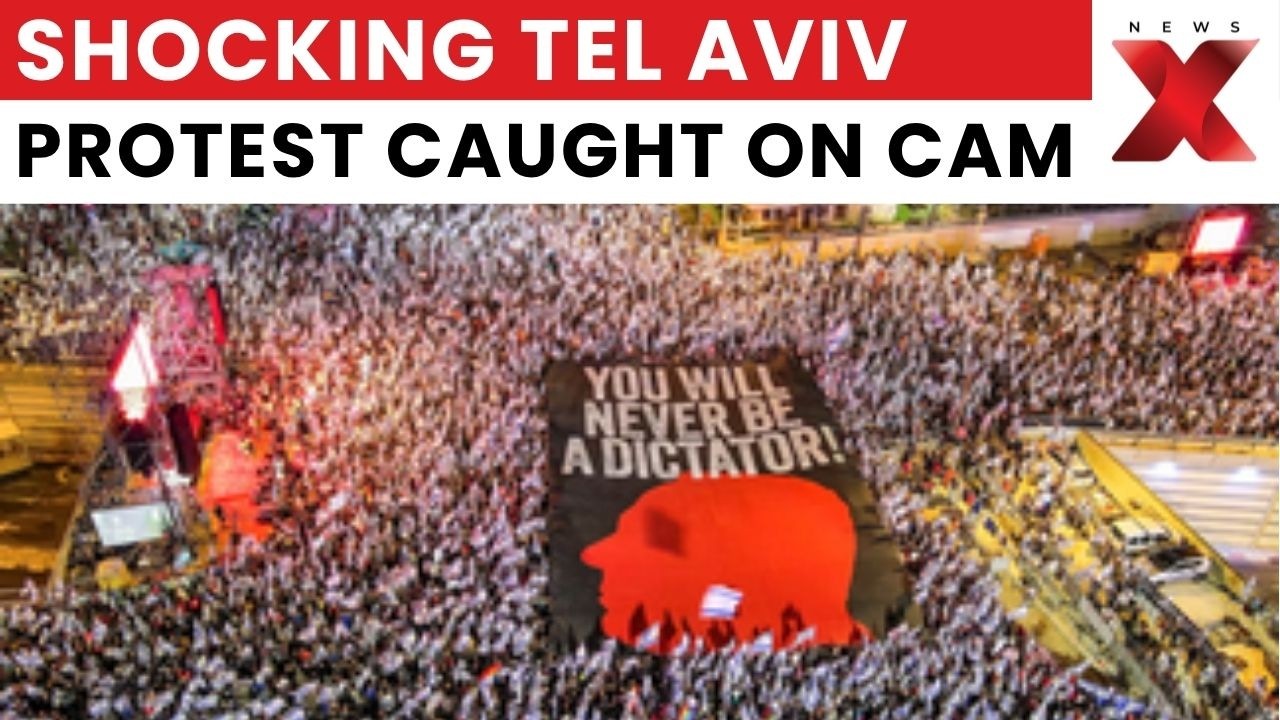 Israel protest clash: Tel Aviv anti-war protest sees forceful police crackdown | NewsX