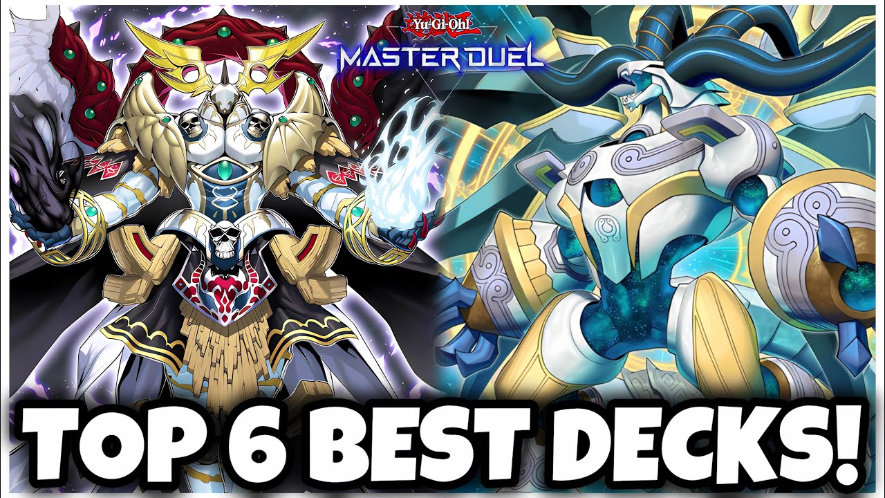 TOP 6 BEST DECKS in MASTER DUEL!