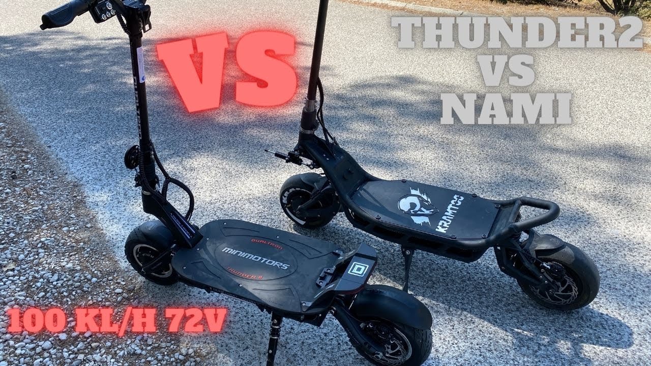 Dualtron Thunder2 72 Volts VS Nami Bun E 72 Volts 2 Monstres !