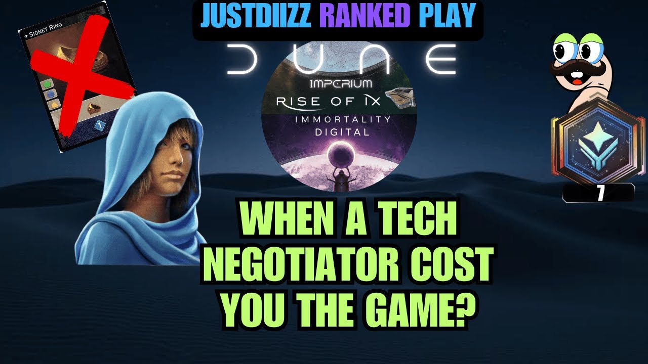 ONE Tech Negotiator Token Threw the Game |Dune Imperium Ranked|