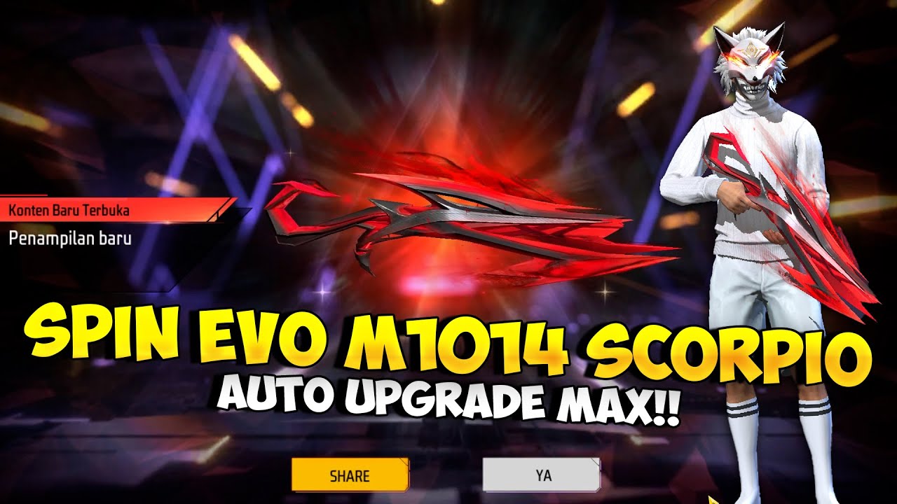 BORONG M1014 SCROPIO SHATTER !! Spin Sg Scorpio & Upgrade Ke Level MAXX !!