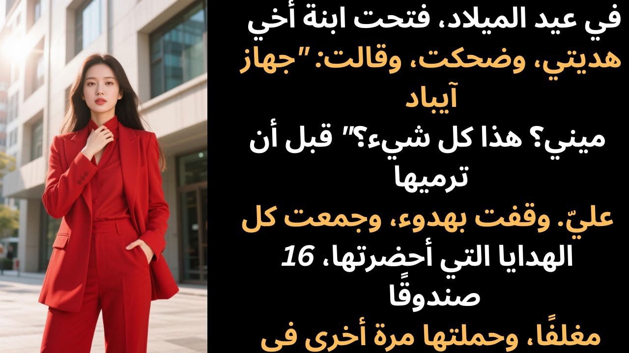 في عيد الميلاد فتحت ابنة أخي هديتي وضحكت وقالت جهاز آيباد ميني هذا كل شيء