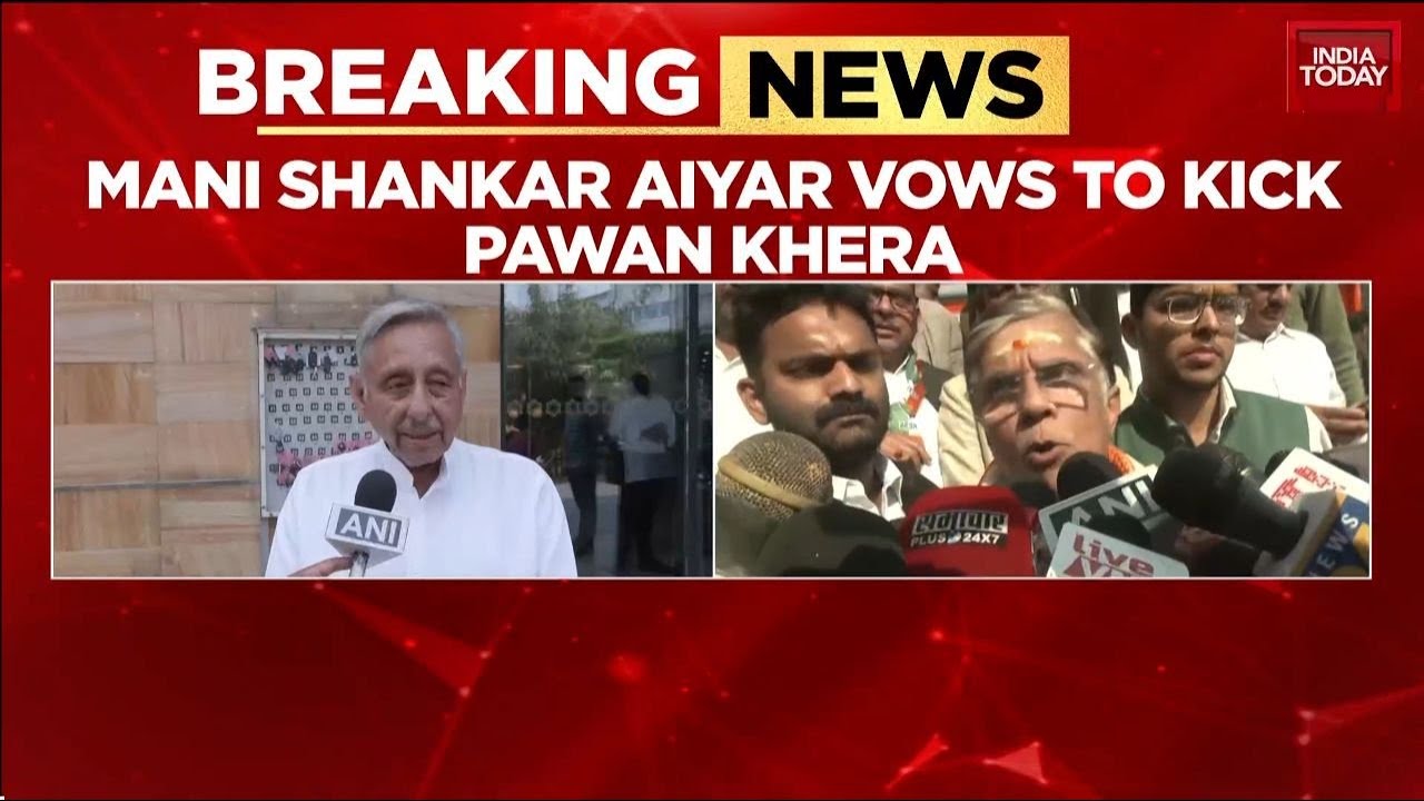 'I Will Kick His Backside': Mani Shankar Aiyar Dares Pawan Khera To Expel Him, Backs Vijayan As CM