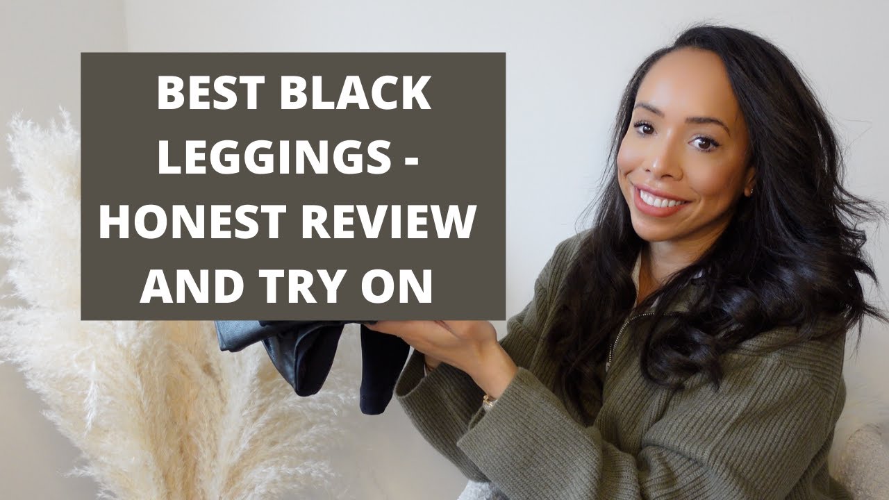 BEST BLACK LEGGINGS - HONEST REVIEW AND TRY ON (Adanola, Wear Commando, Tala, H&M, Nike)