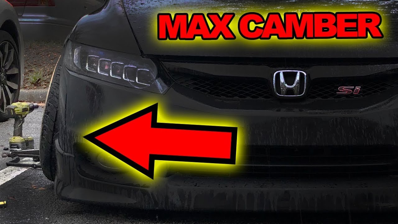 How to get FRONT DOUBLE DIGIT CAMBER