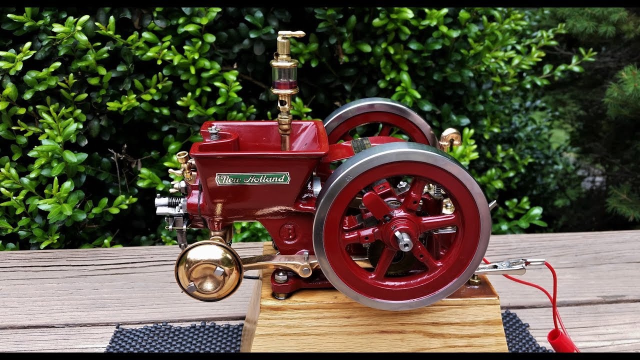Half HP New Holland Hit and Miss Gas Engine One Third Scale Model The Governor  How does it work