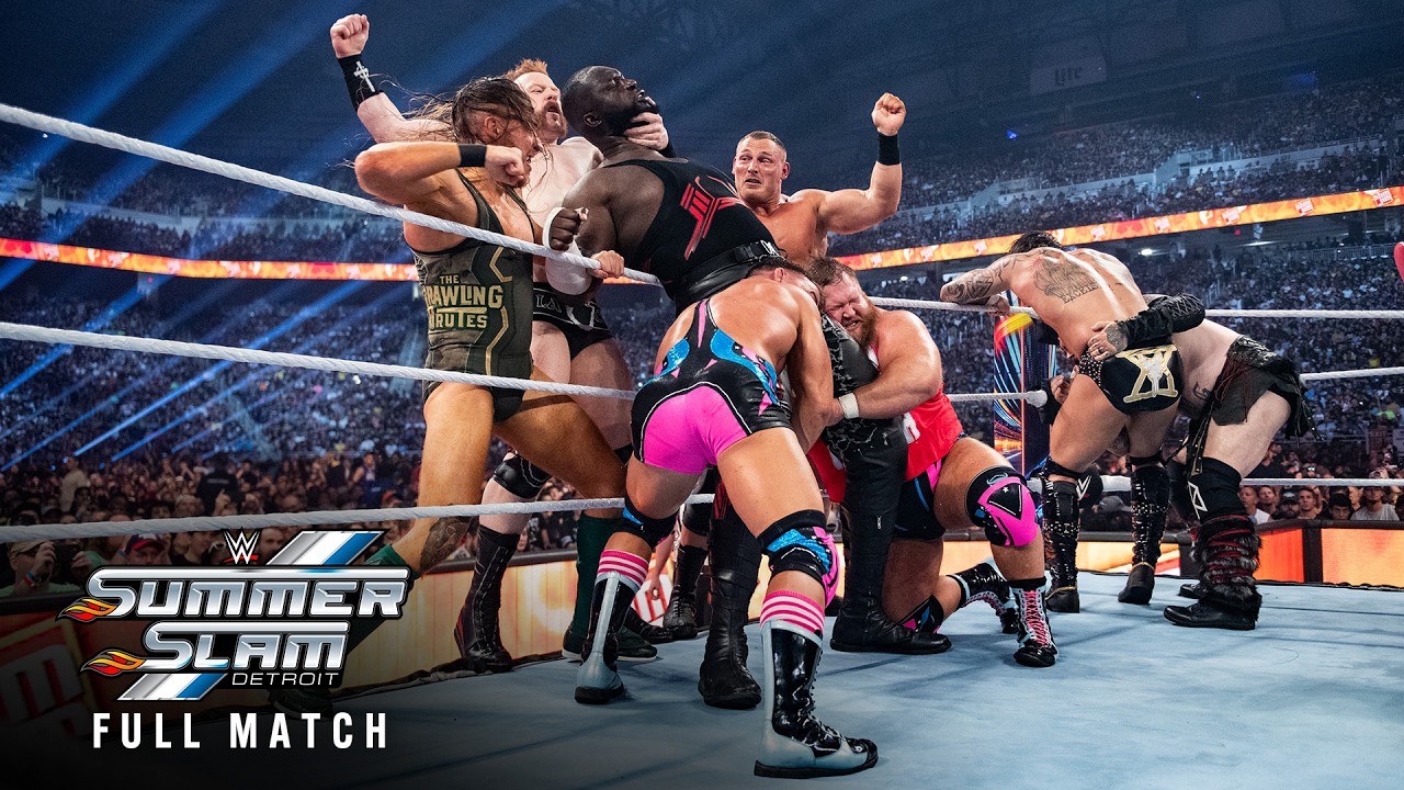 ПОЛНЫЙ МАТЧ: Королевская битва Slim Jim с участием 25 человек: SummerSlam 2023