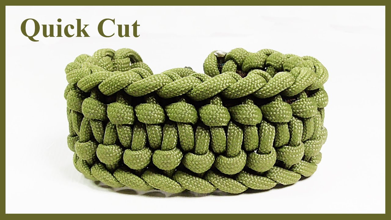 How To Make A Cancer Paracord Bracelet Design Quick Cut