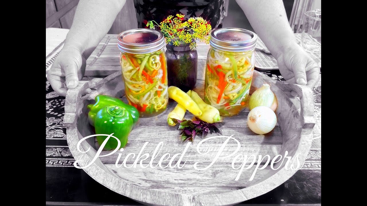 Pickled Peppers  ( Quick & Easy )