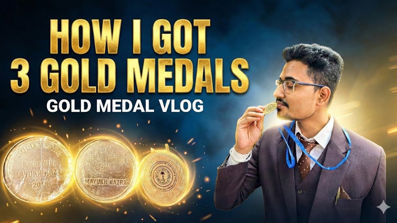 How I got Gold Medal both in MBBS and during my MD| The Gold Medal Vlog| #goldmedal #mbbs #topper 