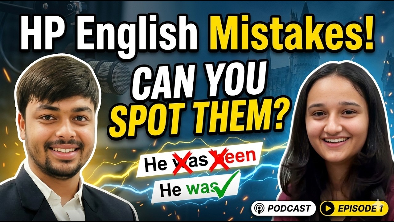 Don't Make These English Mistakes! | Harry Potter Movie Podcast