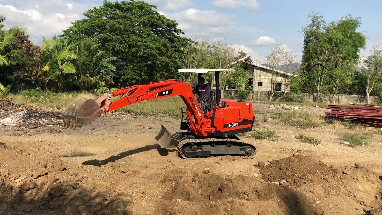 Actual Digging / Burn Testing of Backhoe IHI IS010S | Tabasan Japan Surplus Rebuilders Corp.