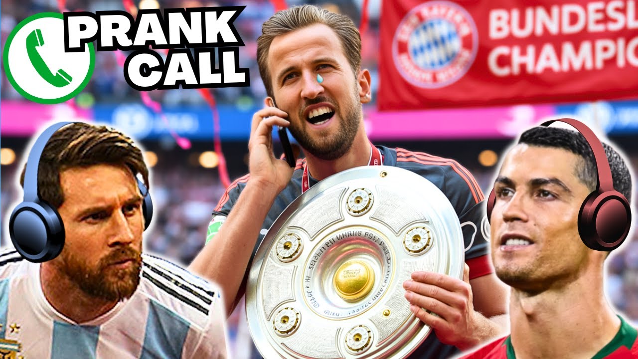 HARRY KANE WON A TROPHY! (Messi & Ronaldo Prank Call)