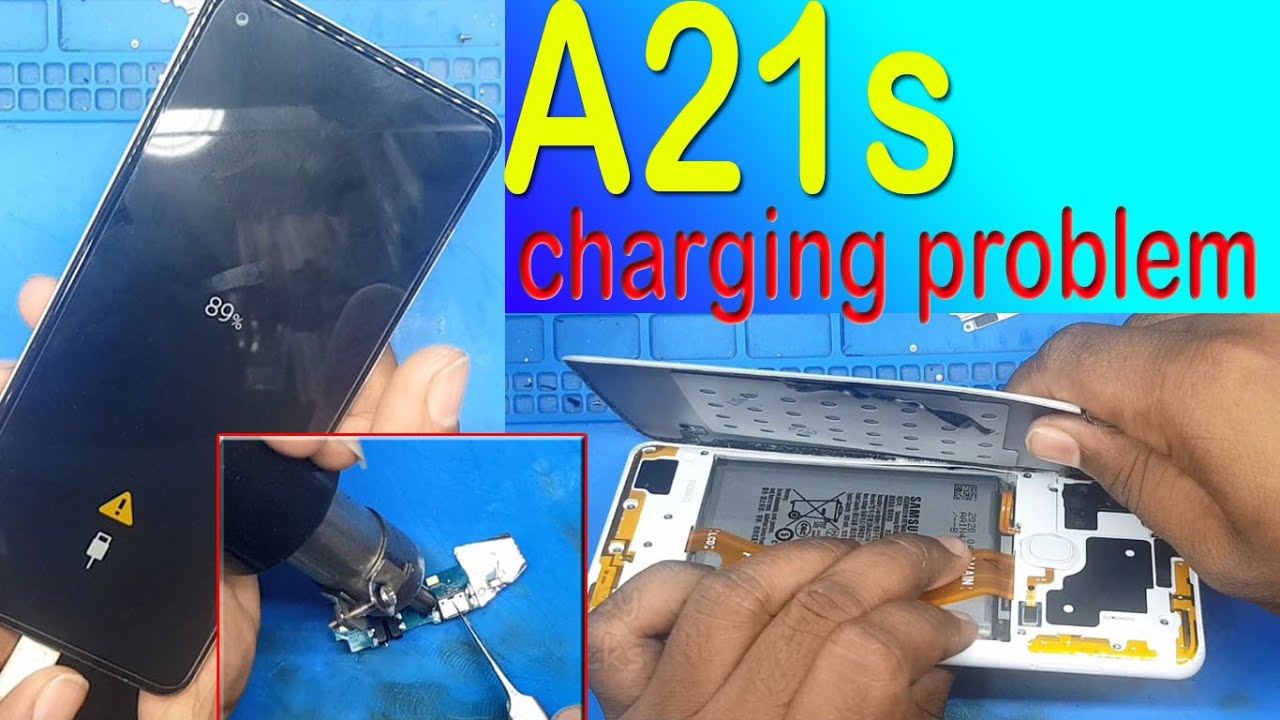 samsung galaxy A21s disassembly and charging port replacement